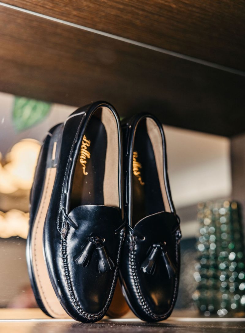 Bellas Black Loafers Flat - Image 3
