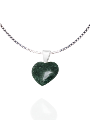 Jade Arcadia Heart Pendant 13 X13 Mm