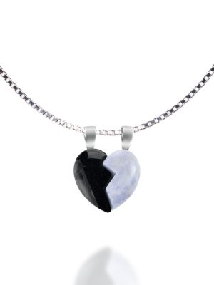 Jade Arcadia Split Heart Pendant