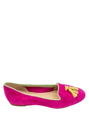 Bellas Pink Loafers Flat
