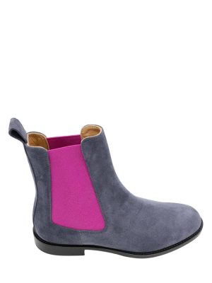 Bellas Grey Flat Boot
