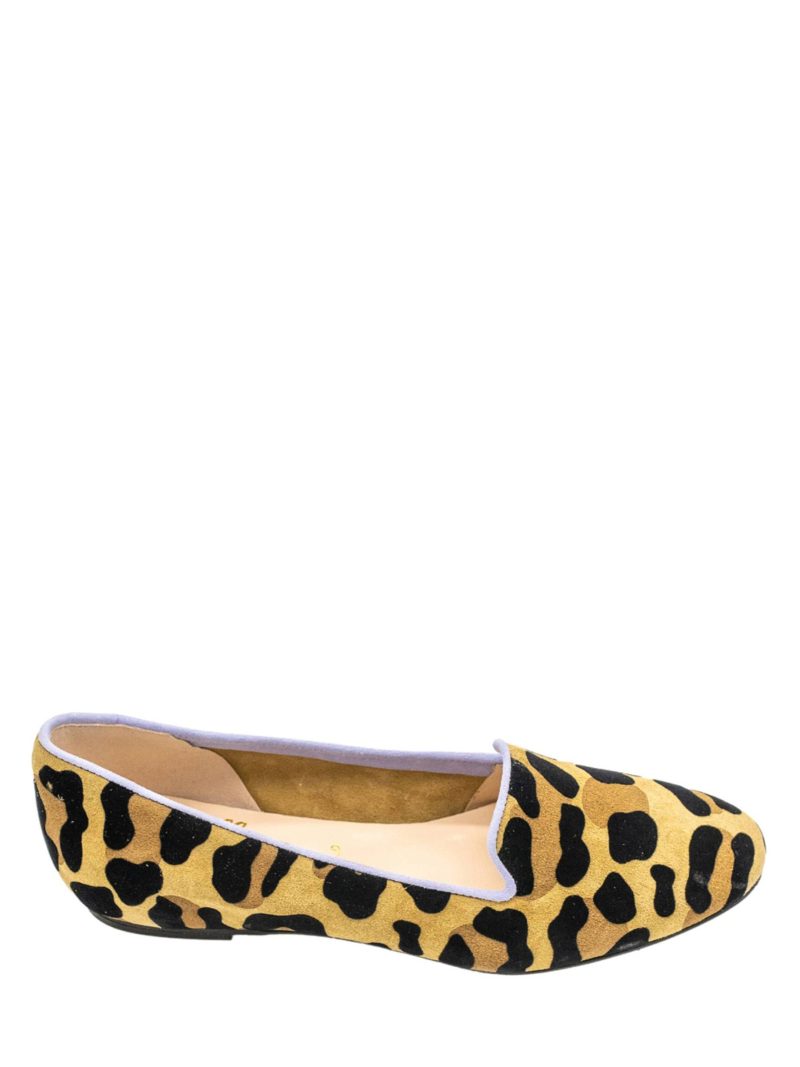 Bellas Animal Print Loafers Flat