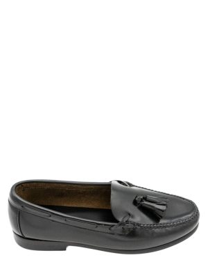Bellas Black Loafers Flat