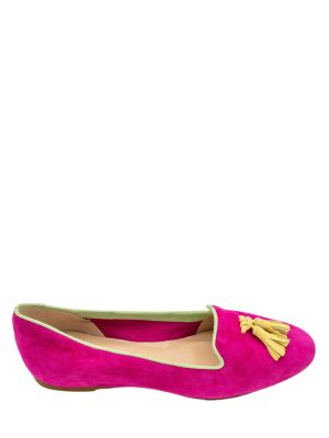 Bellas Pink Loafers Flat