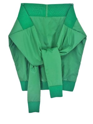ELENA RUDENKO green puffy sweater-scarf