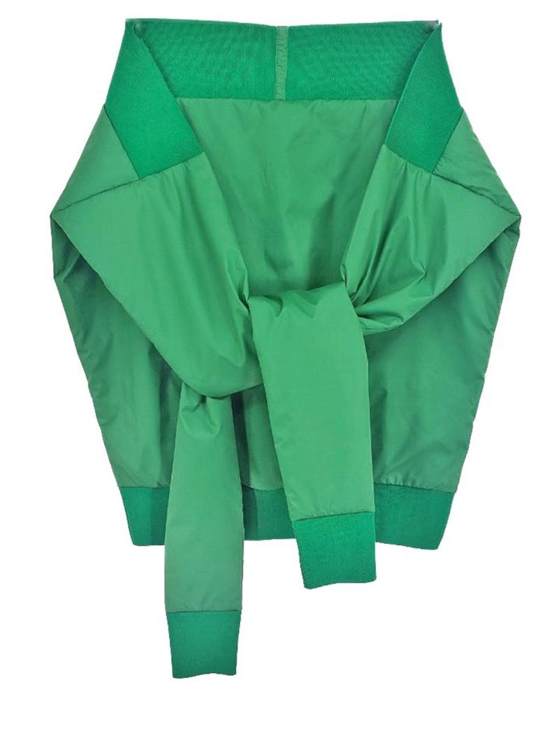 ELENA RUDENKO green puffy sweater-scarf