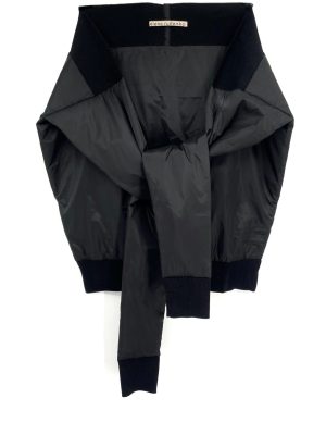 ELENA RUDENKO black puffy sweater-scarf