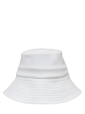 Ge3.21 White Round-Brimmed Sun Protection Hats