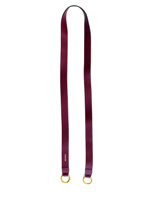 MAVARA Purple Leather Phone Strap