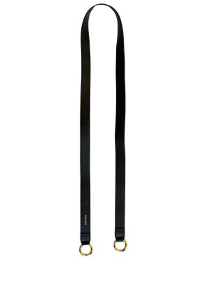 MAVARA Black Leather Phone Strap