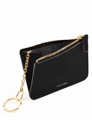 MAVARA Black Change Purse Wallet