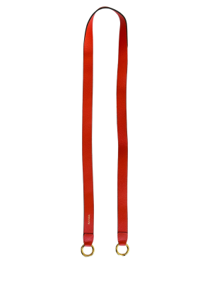 MAVARA Red Leather Phone Strap