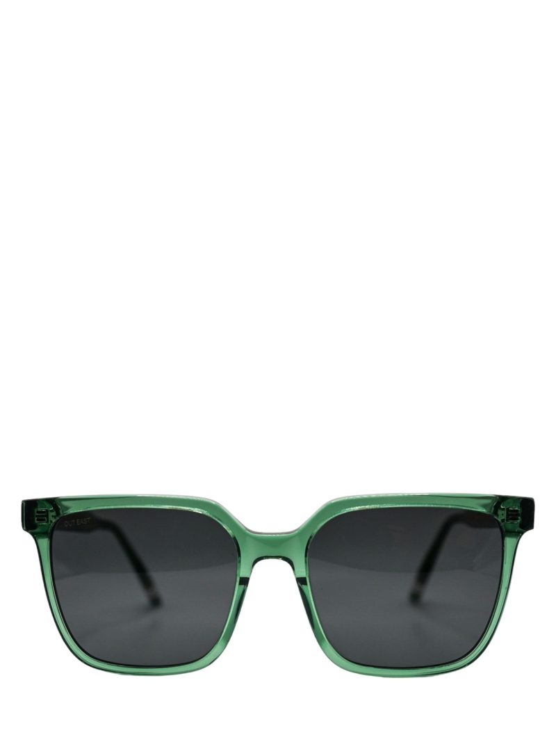 Out East Eyewear Oceanview Translucent Hunter Green Sunglasses