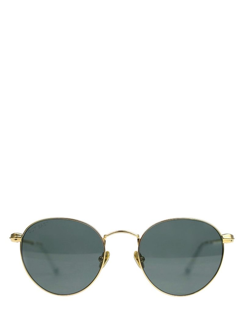 Out East Eyewear Gansett Gold Aviator Sunglasses