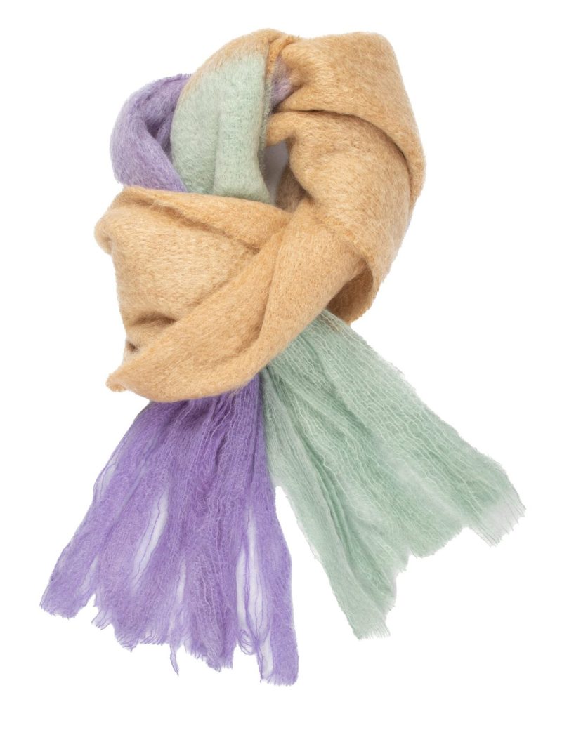 Palm & Agave Multi-Color Oversize Mohair Scarf