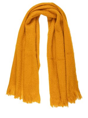 Palm & Agave Yellow Mohair Scarf