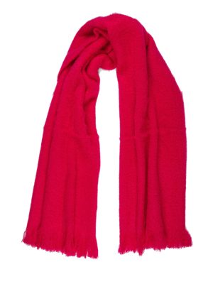 Palm & Agave Pink Mohair Scarf