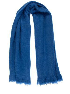 Palm & Agave Blue Mohair Scarf