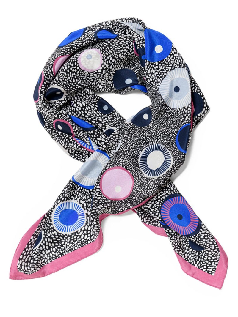 POEMET 'In the Beginning' Silk Scarf