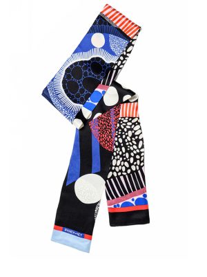 POEMET 'New Poetry' Silk Twilly Scarf