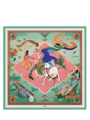 Qoffah Green Scarf