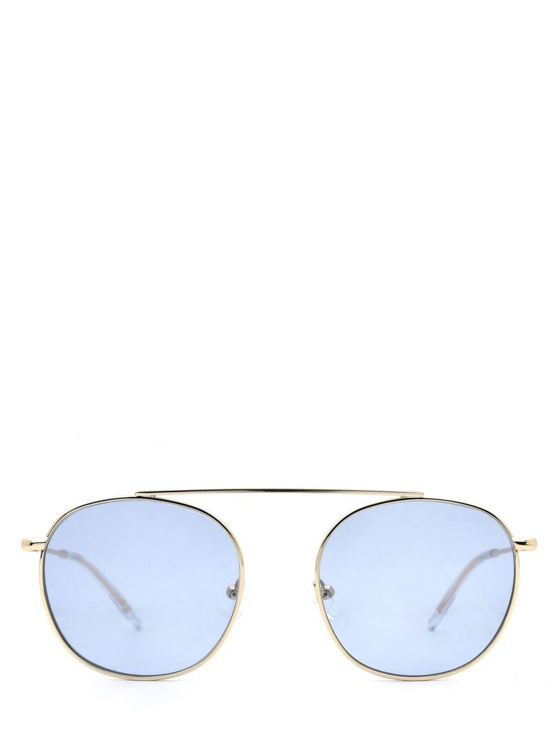 Velenci Gold Round Sunglasses