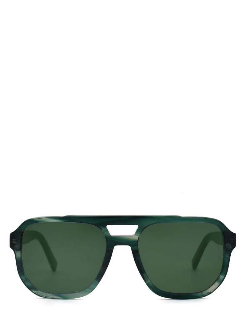 Velenci Green Aviator Sunglasses