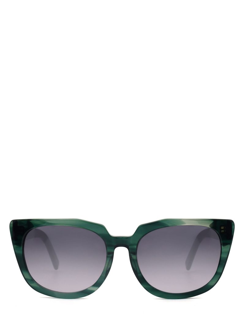 Velenci Green Cat-Eye Sunglasses