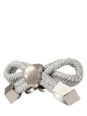 Fundae Silver Rope Bow