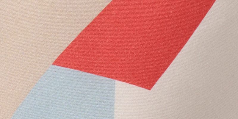 FUTON TOKYO Zabuton (Japanese Cushion) "COTTON WA" Square/Red - Image 3