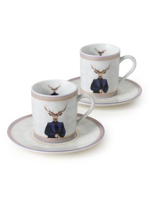Vitelli Design Studio Gentleman 2-Pack Coffee Cups