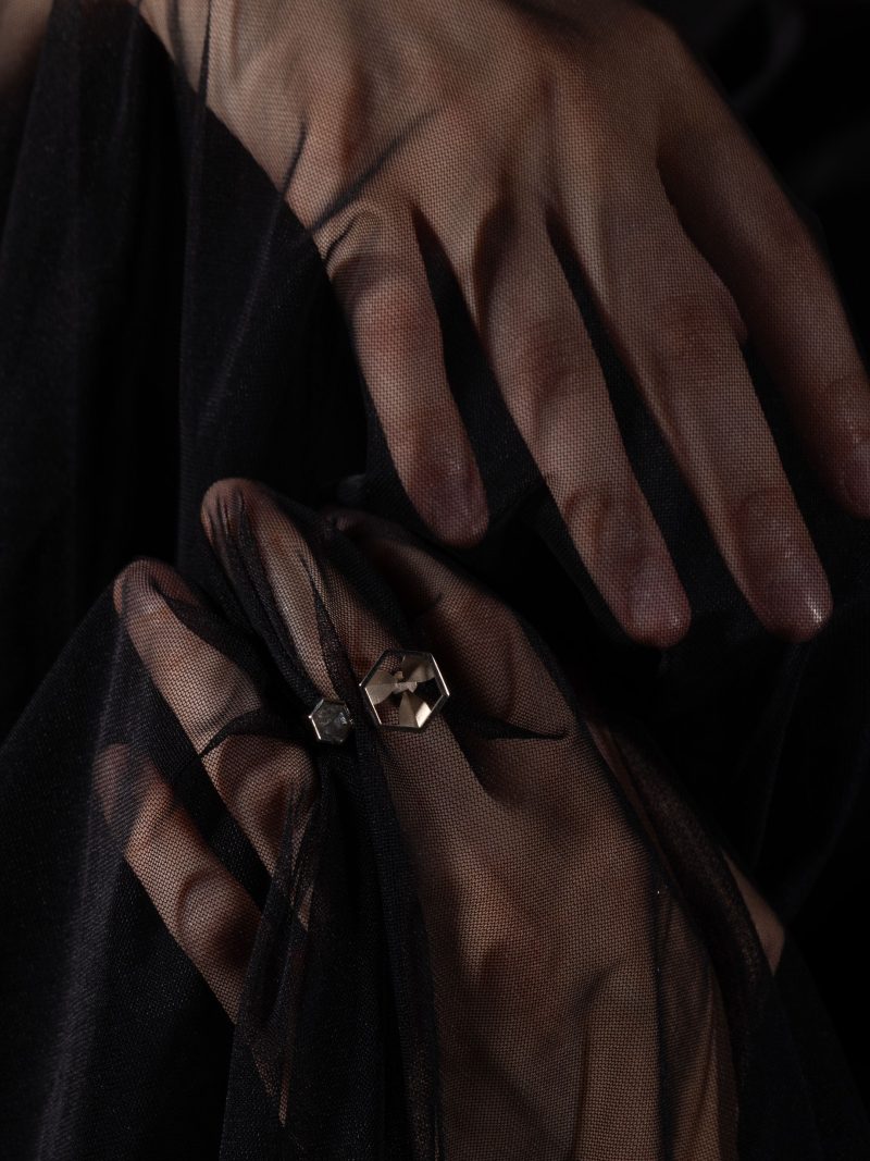 Label-X by Let’s Curate I TWISTED WORMHOLE RING - Image 2