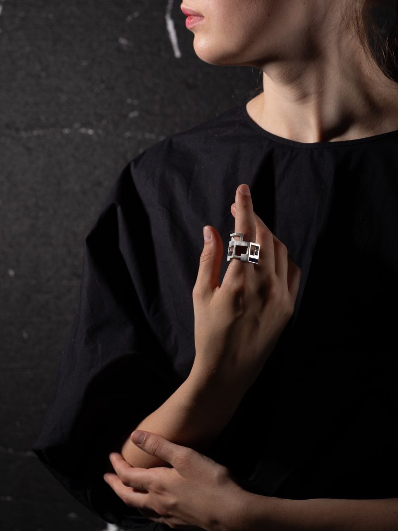 Label-X by Let’s Curate I SPACESHIP RING - Image 2