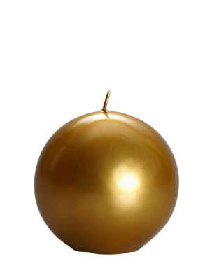 Meloria By Graziani Gold 100 Mm Sphere Candle