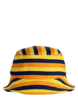 Fefeti Multi-Color Orange, Yellow & Navy Bucket Hat