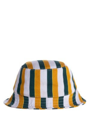 Fefeti Multi-Color Orange White & Blue Bucket Hat