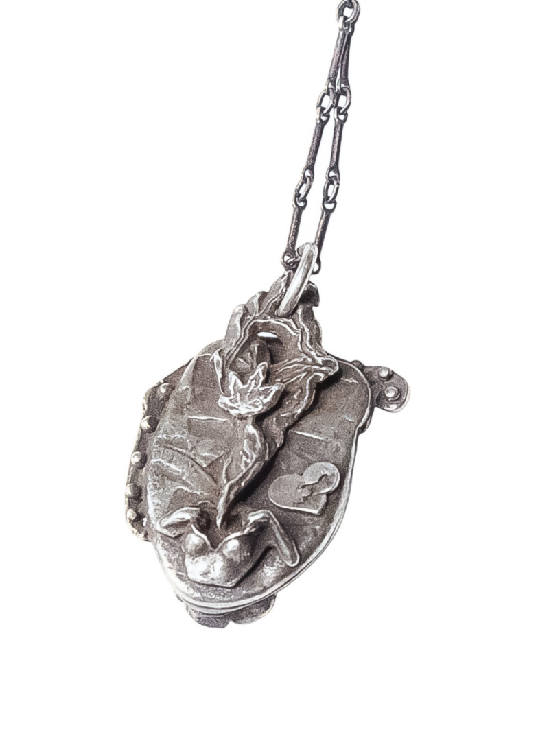 Heart Of Zena Silver Necklace - Image 2