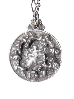 Heart Of Zena Silver Necklace