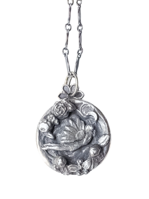 Heart Of Zena Silver Necklace