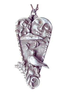 Heart Of Zena Silver Necklace