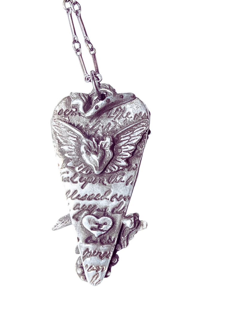 Heart Of Zena Silver Necklace - Image 2