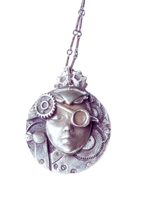 Heart Of Zena Silver Necklace