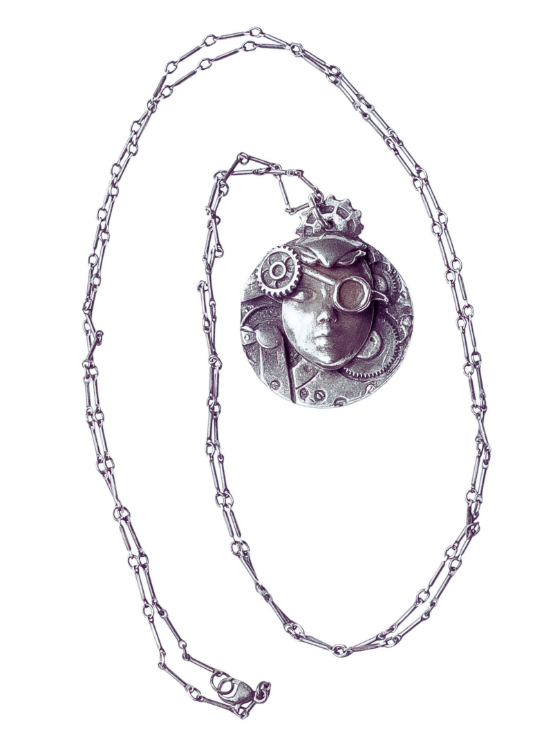 Heart Of Zena Silver Necklace - Image 3