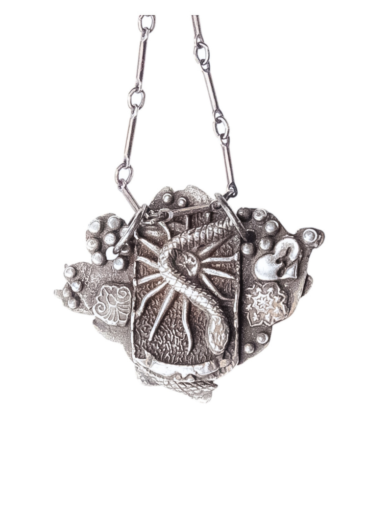 Heart Of Zena Silver Necklace - Image 2