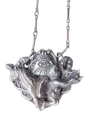 Heart Of Zena Silver Necklace