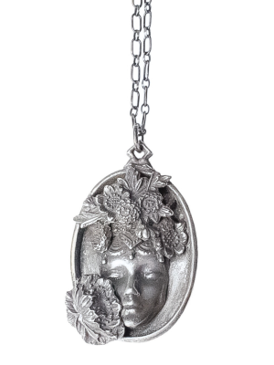 Heart Of Zena Silver Necklace