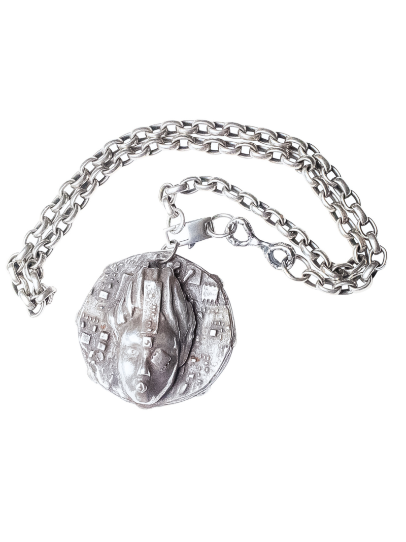 Heart Of Zena Silver Necklace - Image 2