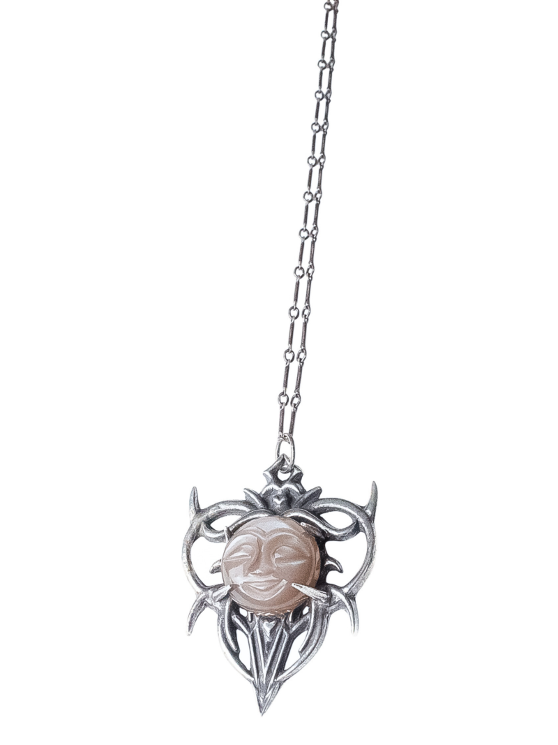 Heart Of Zena Moonstone Necklace - Image 3