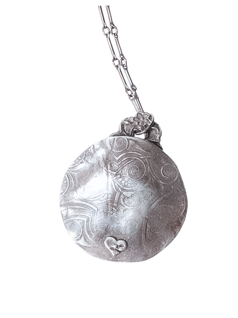 Heart Of Zena Silver Necklace - Image 2
