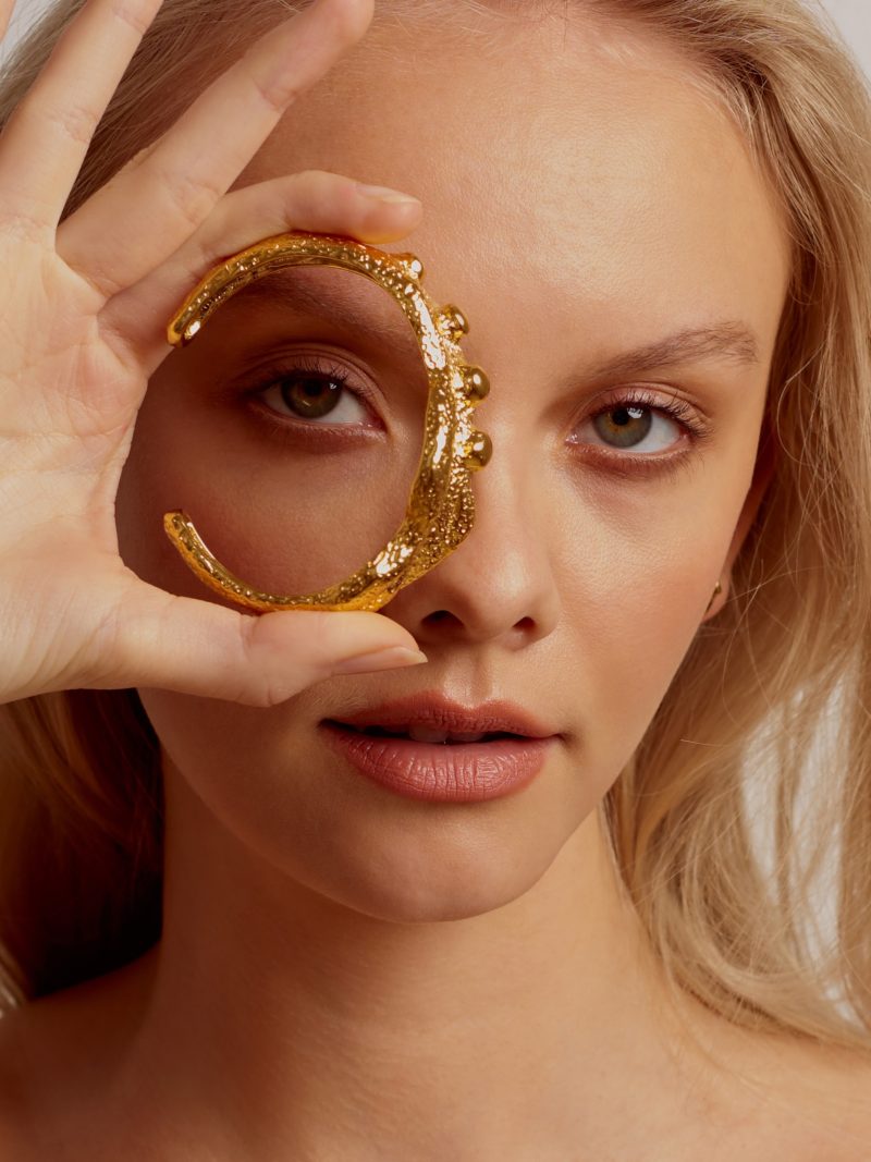 Martina Rozenberg Smira Jewelry Gold Cuff - Image 2